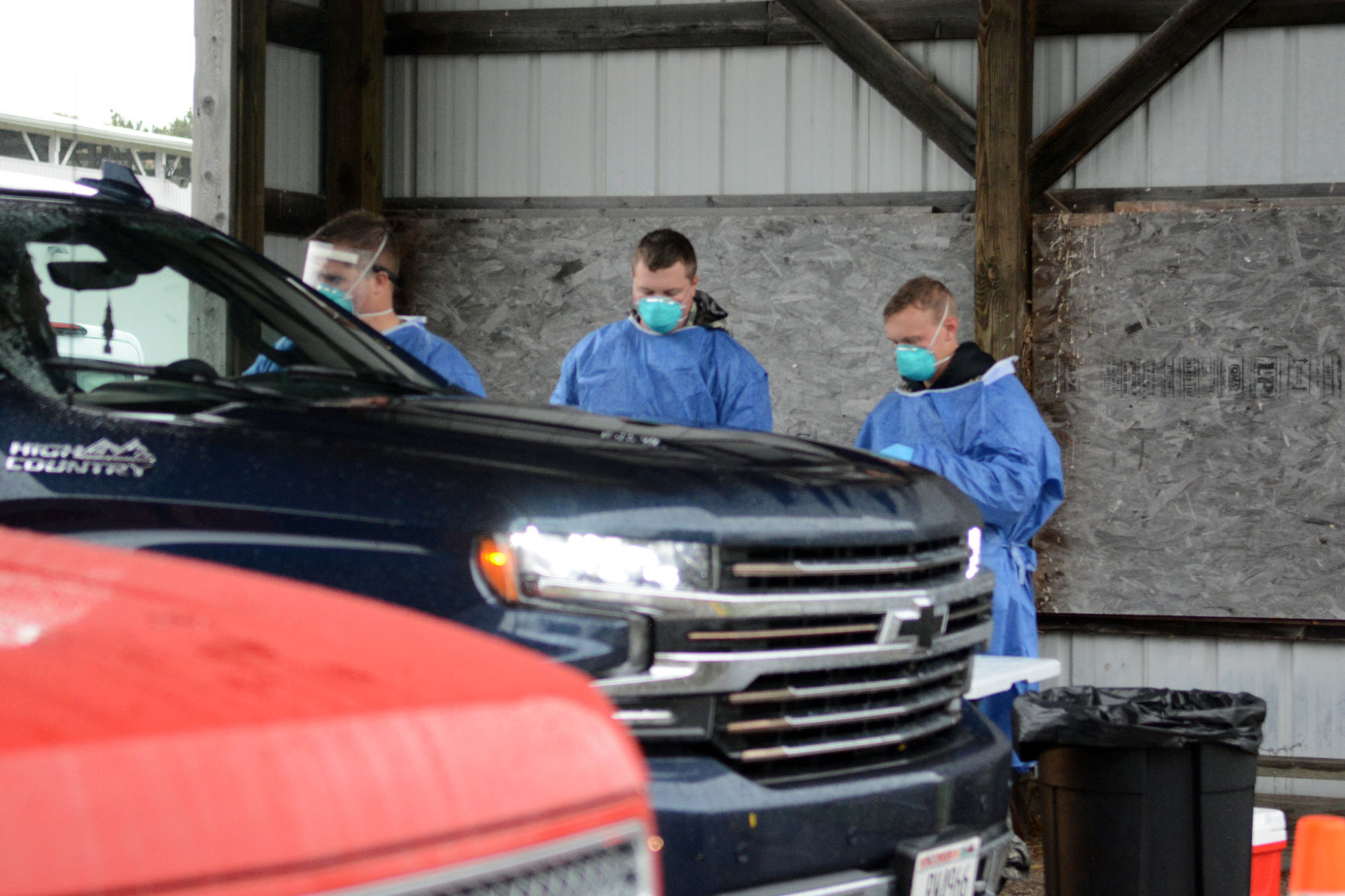 National Guard conducts COVID-19 testing in Baraboo, Oct. 12